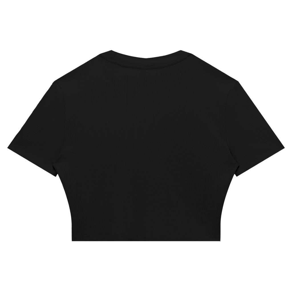 Monaco Women's Slim Ribbed Crop T-Shirt