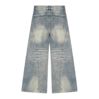 Box Box Boutique Vintage Wash Wide Leg Denim Jeans