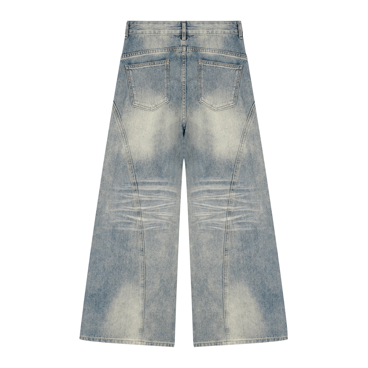 Box Box Boutique Vintage Wash Wide Leg Denim Jeans