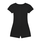 Women's Dual-Function Cape Tie-Waist Romper