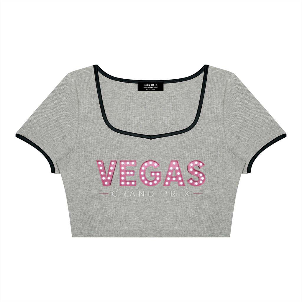 Vegas Grand Prix Crop T-Shirt