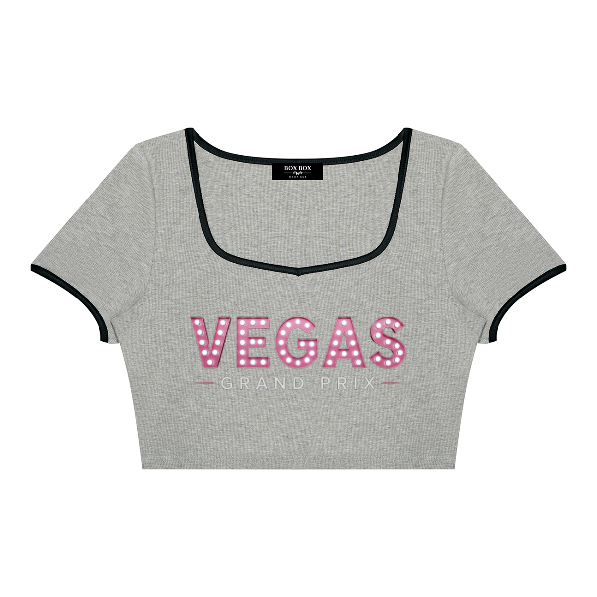 Vegas Grand Prix Crop T-Shirt