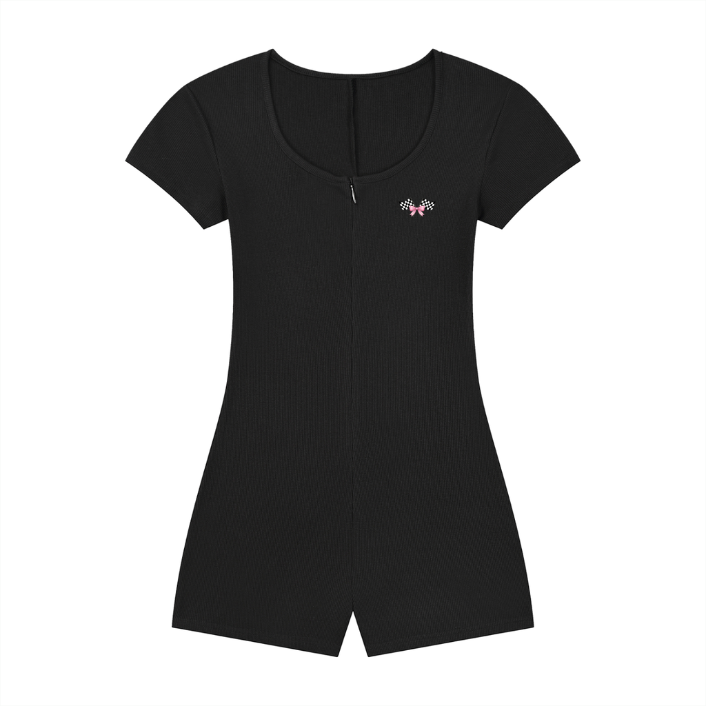 Women's Dual-Function Cape Tie-Waist Romper