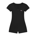 Women's Dual-Function Cape Tie-Waist Romper