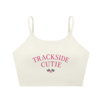 Trackside Spaghetti Strap Yoga Sports Crop