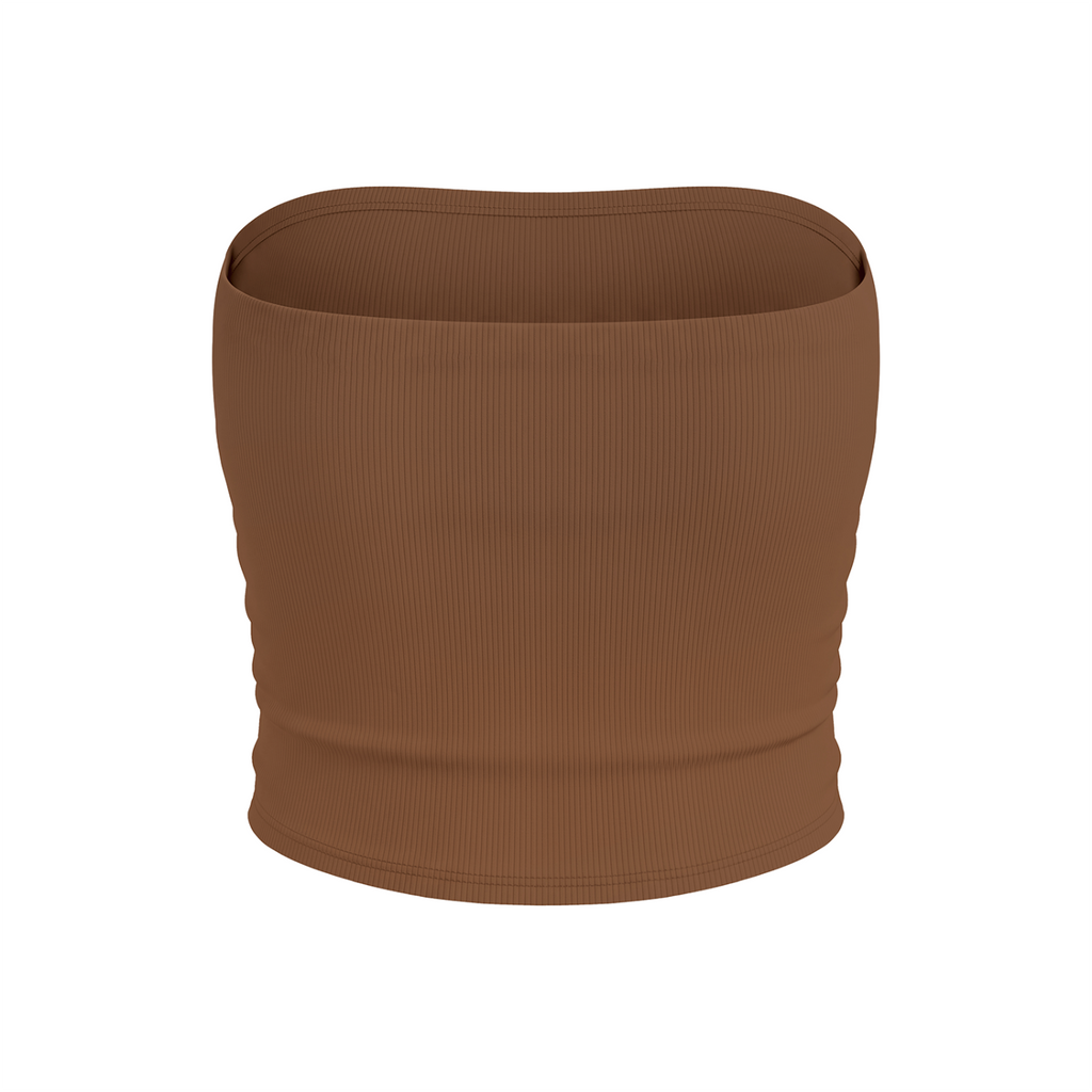 Women’s Ruched Cropped Tube Top