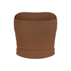 Women’s Ruched Cropped Tube Top