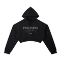 Box Box Boutique Women's Cropped Hoodie – Precision Club Essential, Cotton Blend