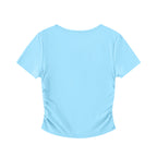 Riviera Ruched Bodycon Crop Top