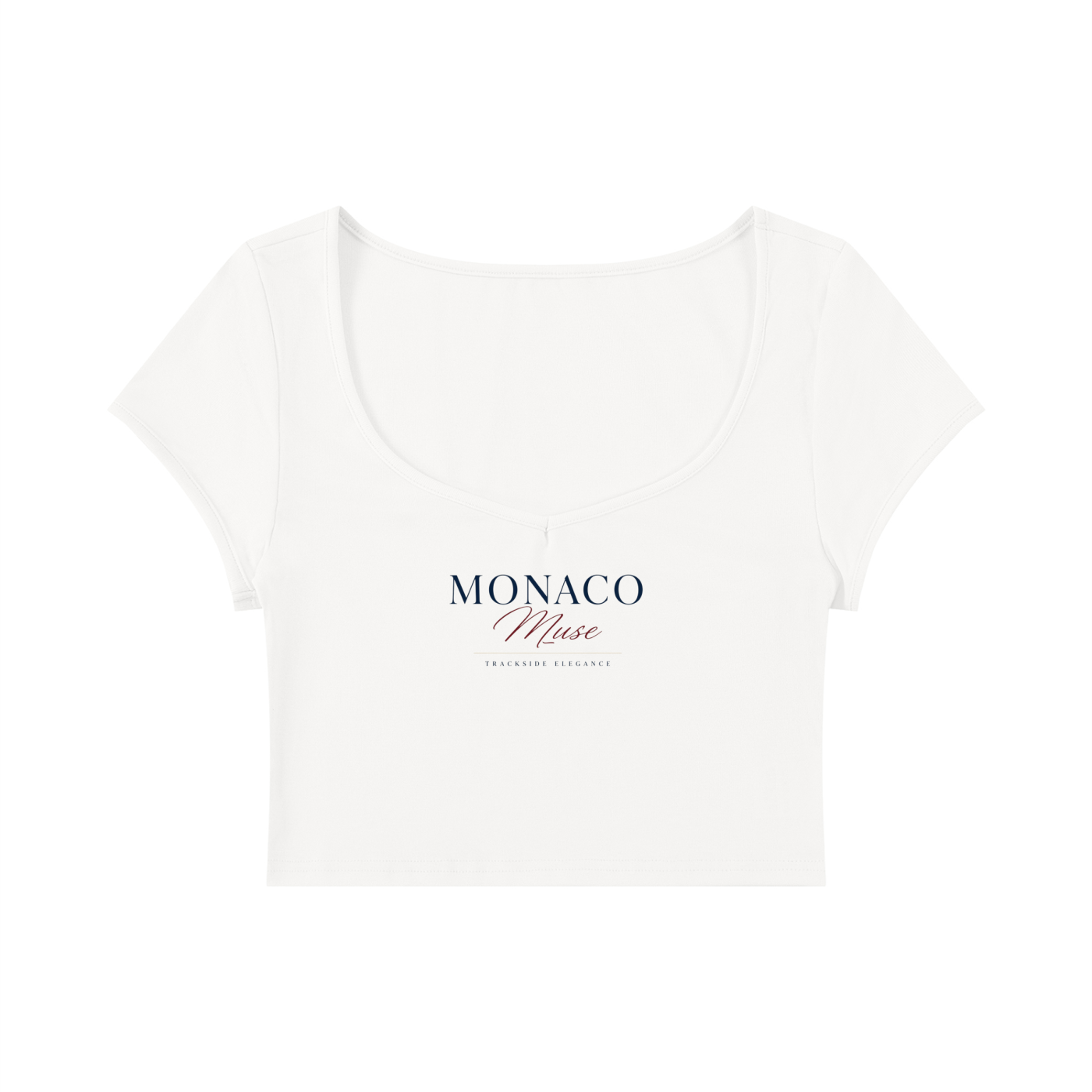 Monaco Muse Slim Cap Sleeve Crop T-Shirt