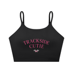 Trackside Spaghetti Strap Yoga Sports Crop