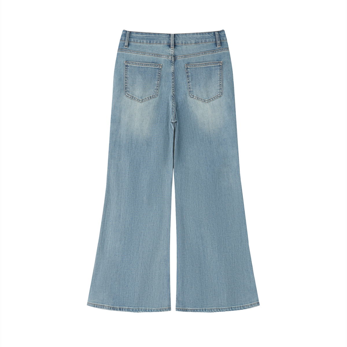 Box Box Boutique Women's Vintage Wash Flared Leg Jeans
