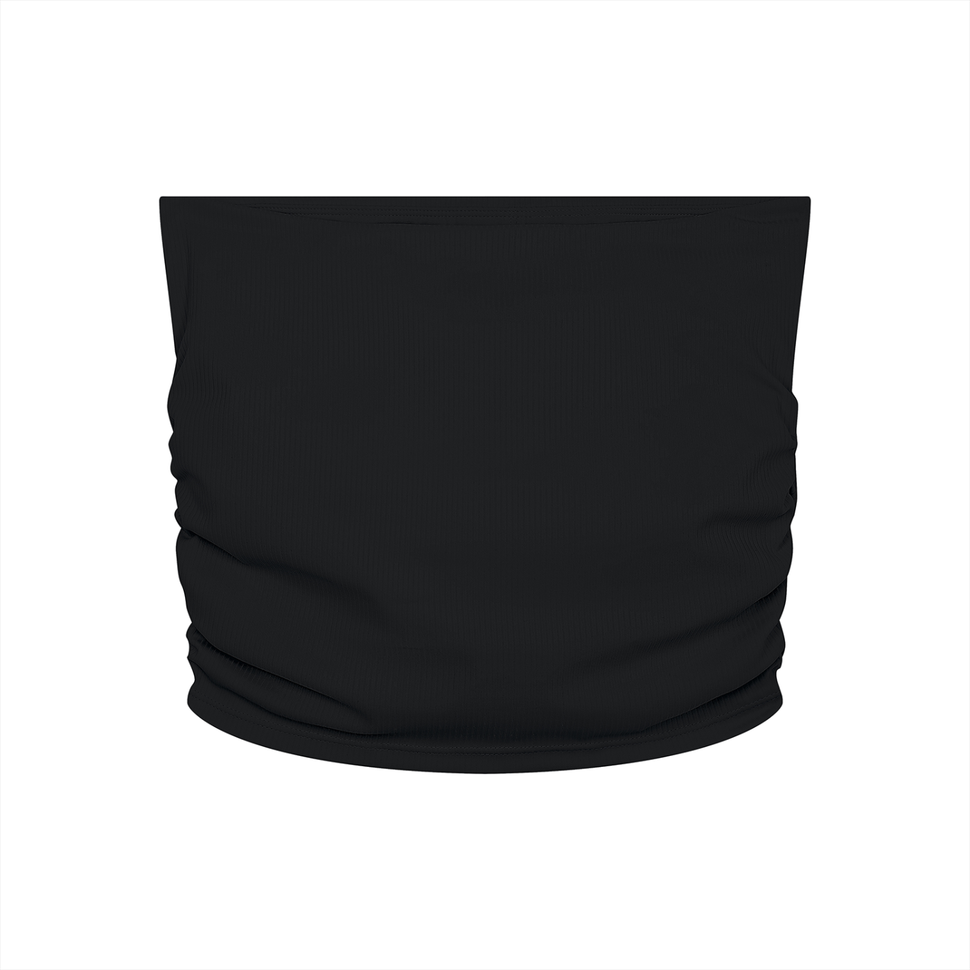 Women’s Ruched Cropped Tube Top