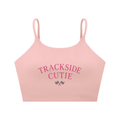 Trackside Spaghetti Strap Yoga Sports Crop