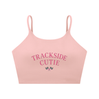 Trackside Spaghetti Strap Yoga Sports Crop