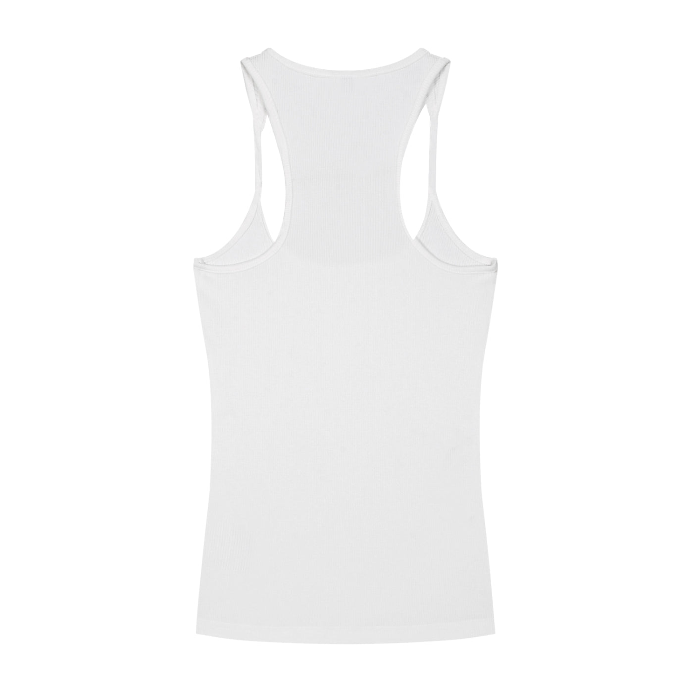 Petite Box Box Baby Slim Fit Ribbed Racerback Tank Top