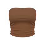 Women’s Ruched Cropped Tube Top