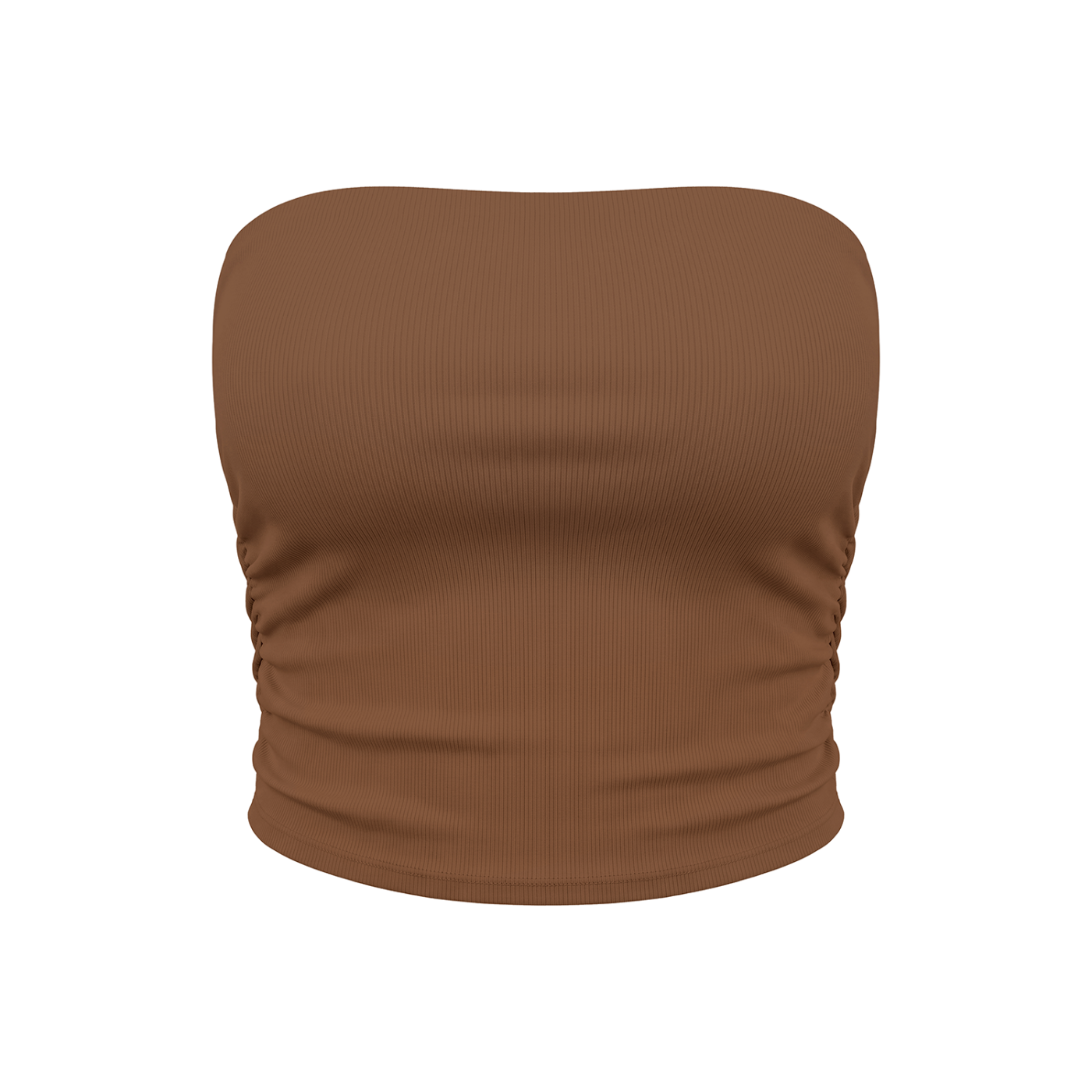 Women’s Ruched Cropped Tube Top