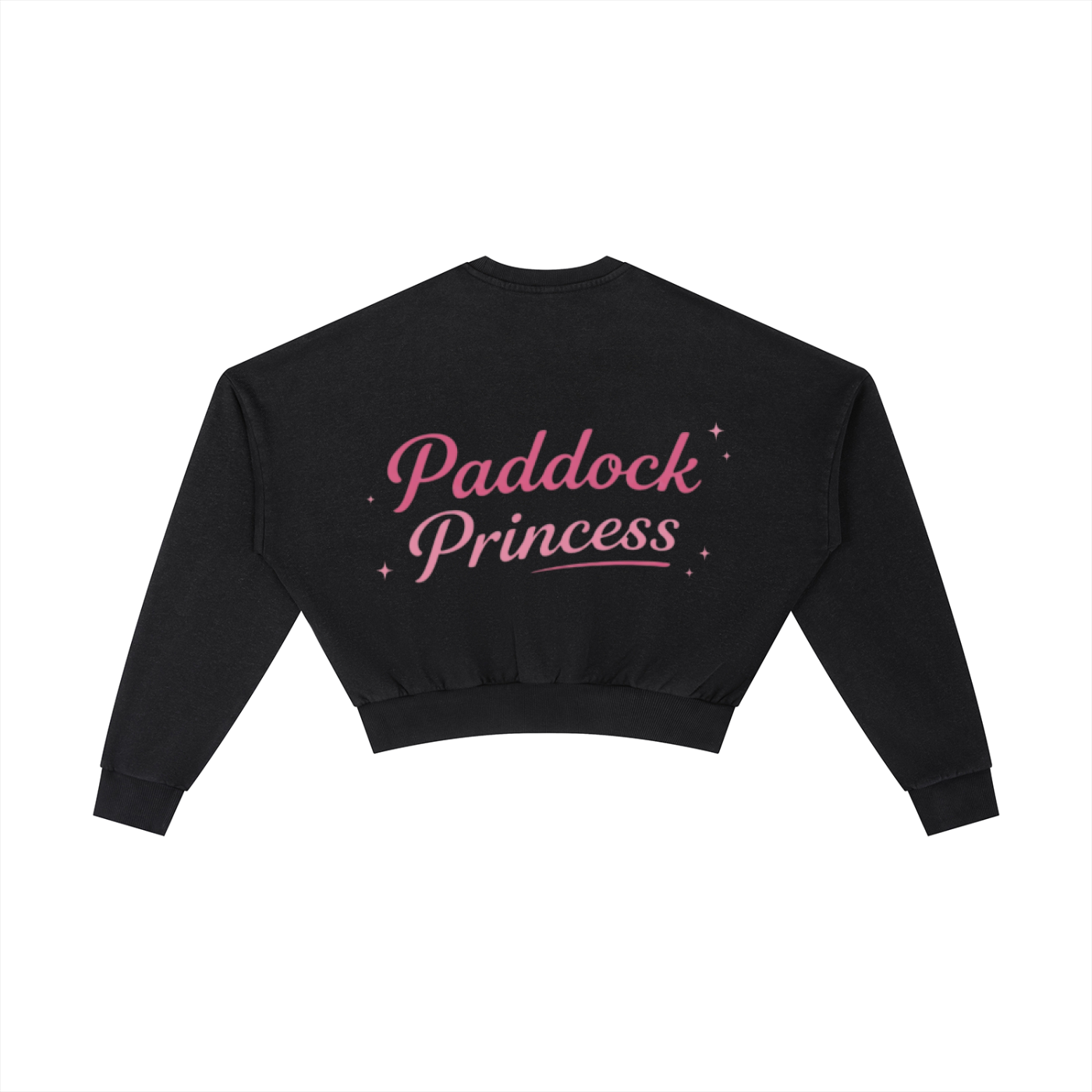 Paddock Princess Vintage Washed Cropped Sweatshirt