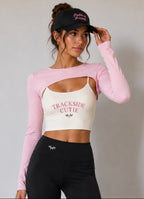 Women’s Cutout Long Sleeve Yoga Shrug