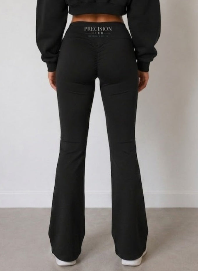 Box Box Boutique Precision Club High Rise Flared Leggings — Racing-Inspired Activewear