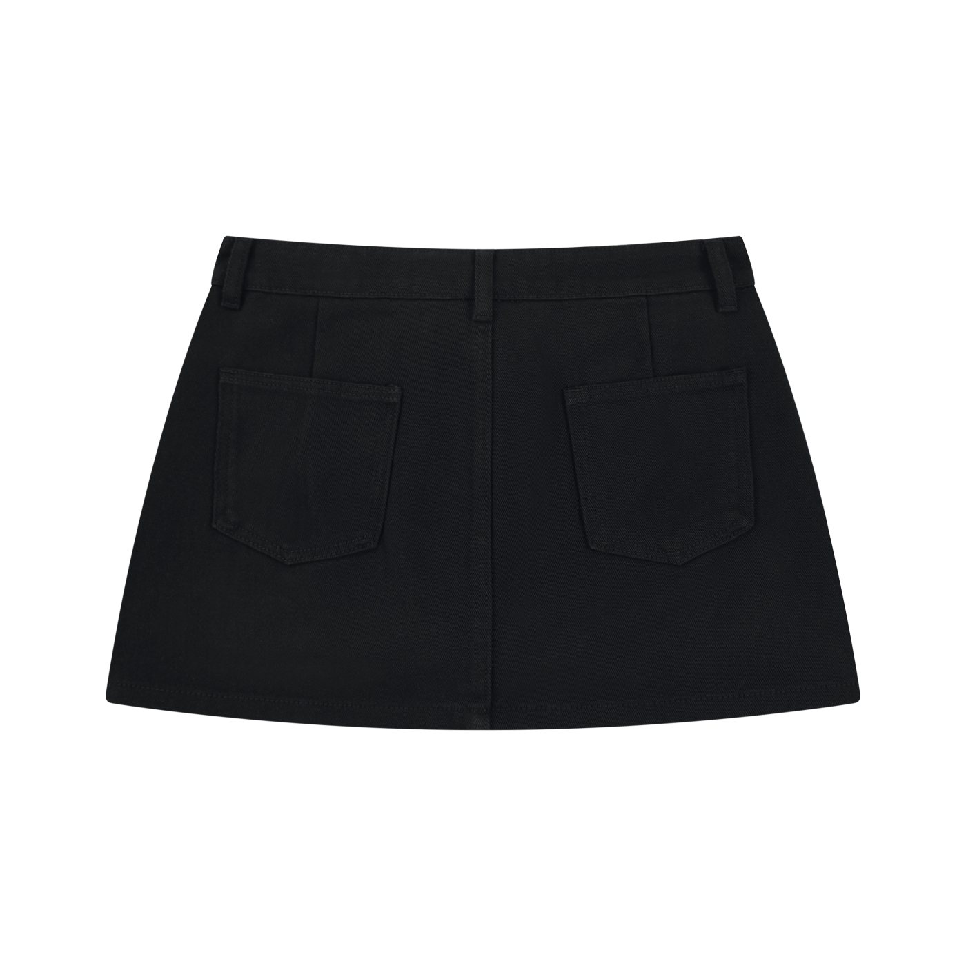 Women's Studded Denim Mini Skirt