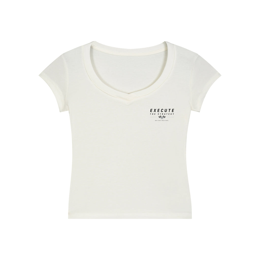 Slim fit Execute Essential V-Neck Bodycon T-Shirt