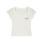 Slim fit Execute Essential V-Neck Bodycon T-Shirt