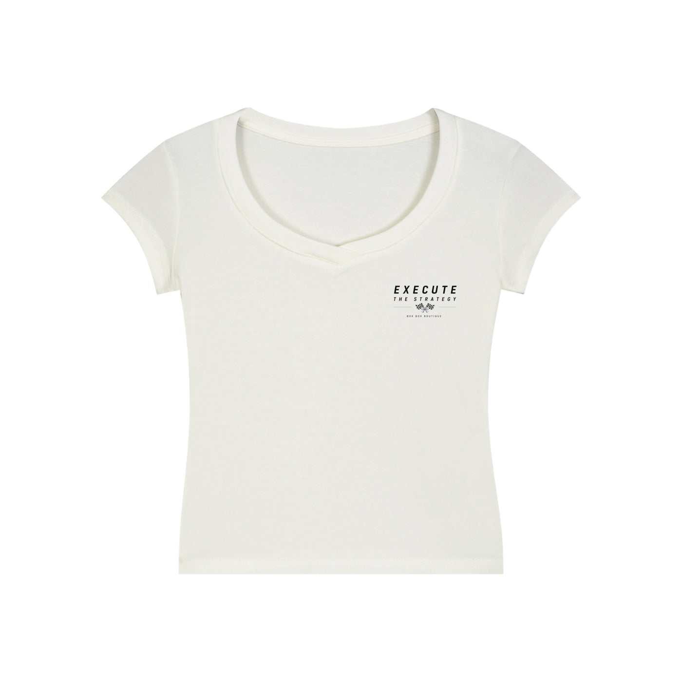 Slim fit Execute Essential V-Neck Bodycon T-Shirt