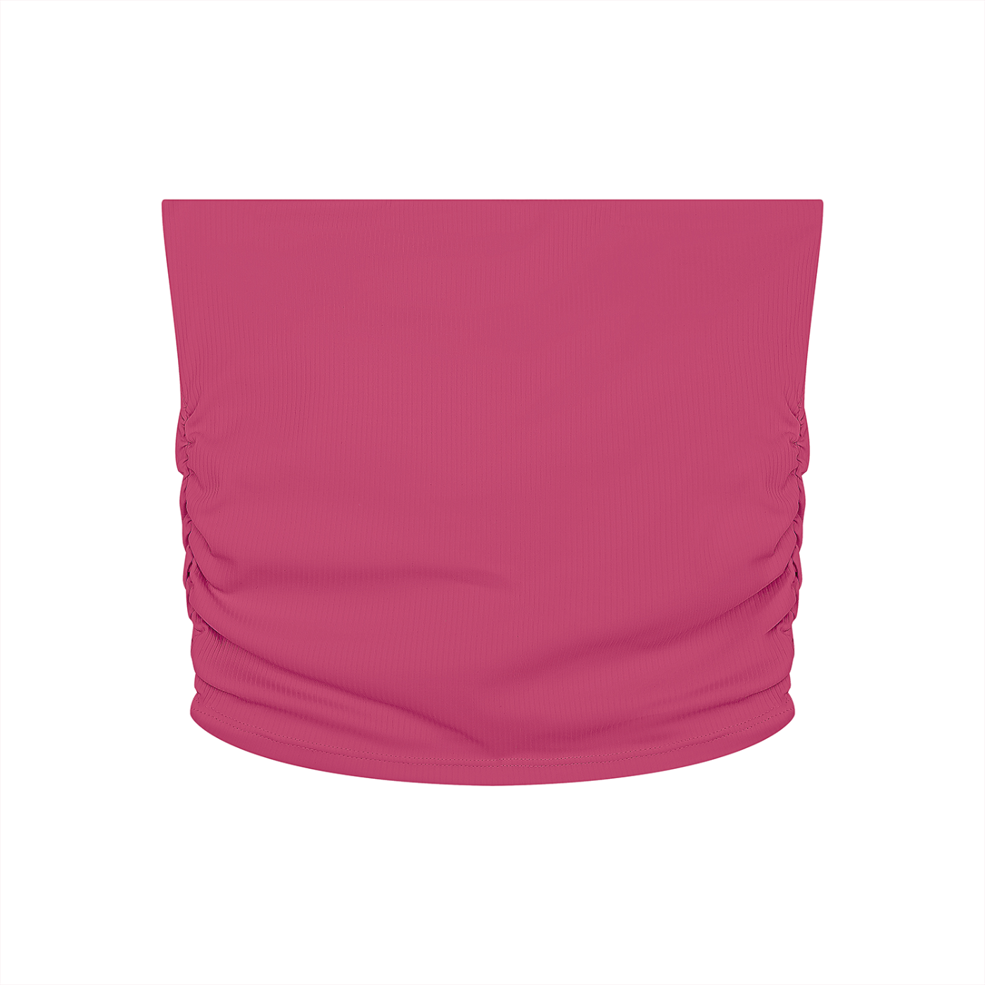 Women’s Ruched Cropped Tube Top