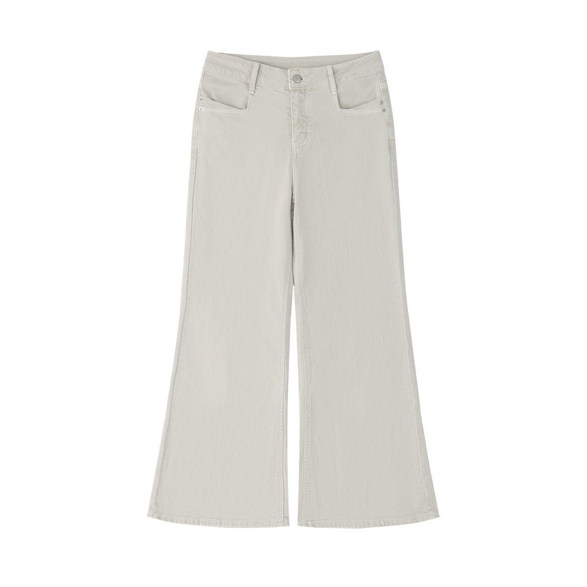 Box Box Boutique Women's Vintage Wash Flared Leg Jeans
