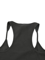 Petite Box Box Baby Slim Fit Ribbed Racerback Tank Top