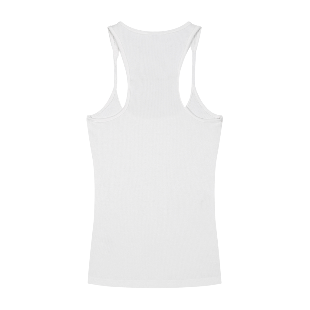 Petite Fit Precision Club Slim Fit Ribbed Racerback Tank Top
