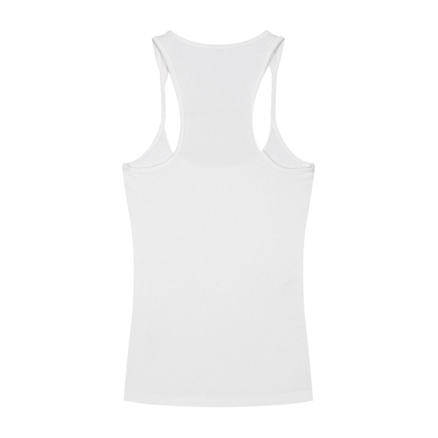 Petite Fit Precision Club Slim Fit Ribbed Racerback Tank Top