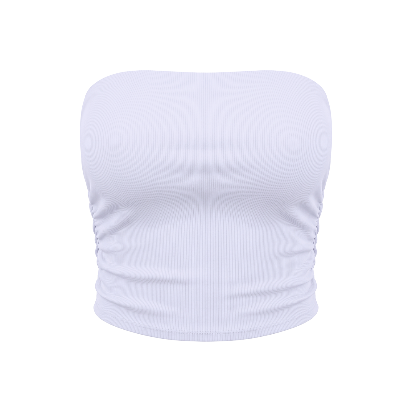 Women’s Ruched Cropped Tube Top