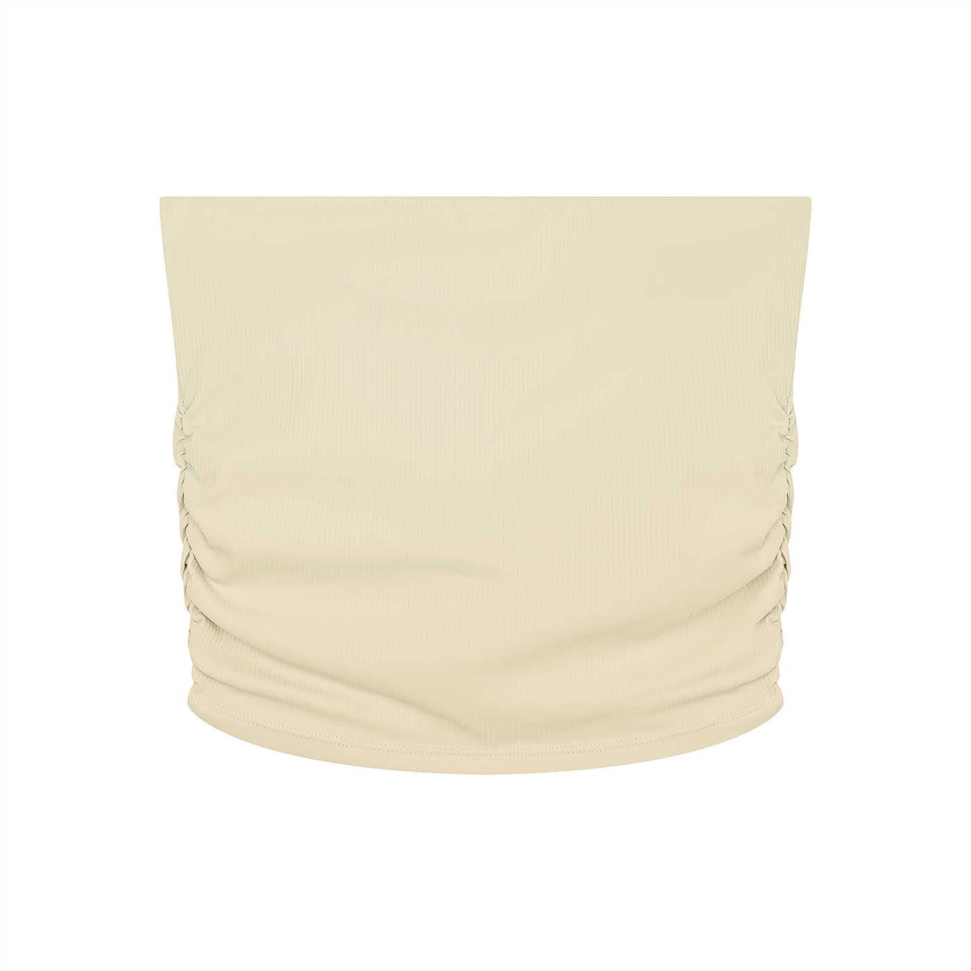 Women’s Ruched Cropped Tube Top