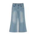 Box Box Boutique Women's Vintage Wash Flared Leg Jeans