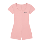 Women's Dual-Function Cape Tie-Waist Romper