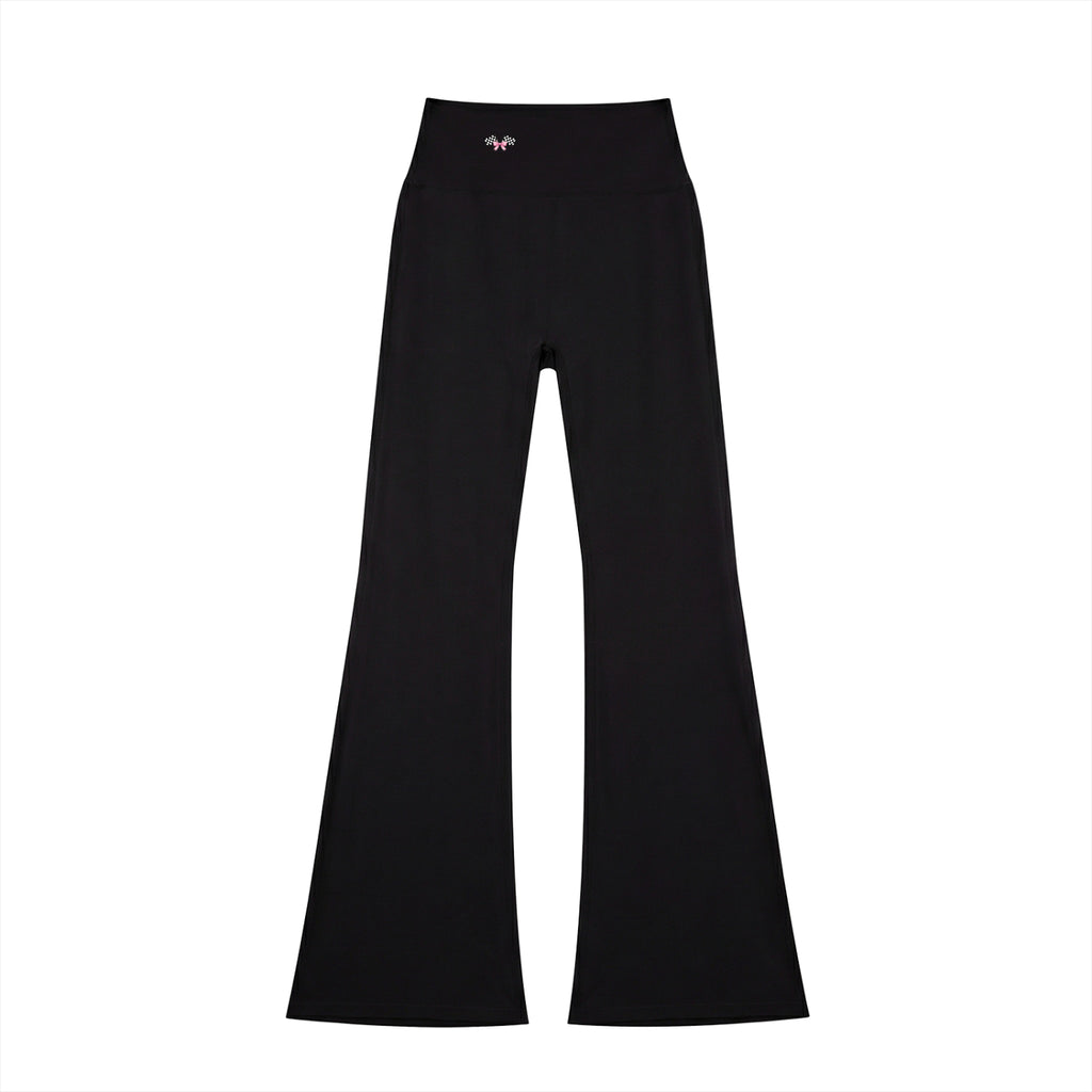 BBB Blk Women's High-Waisted Flare Leggings