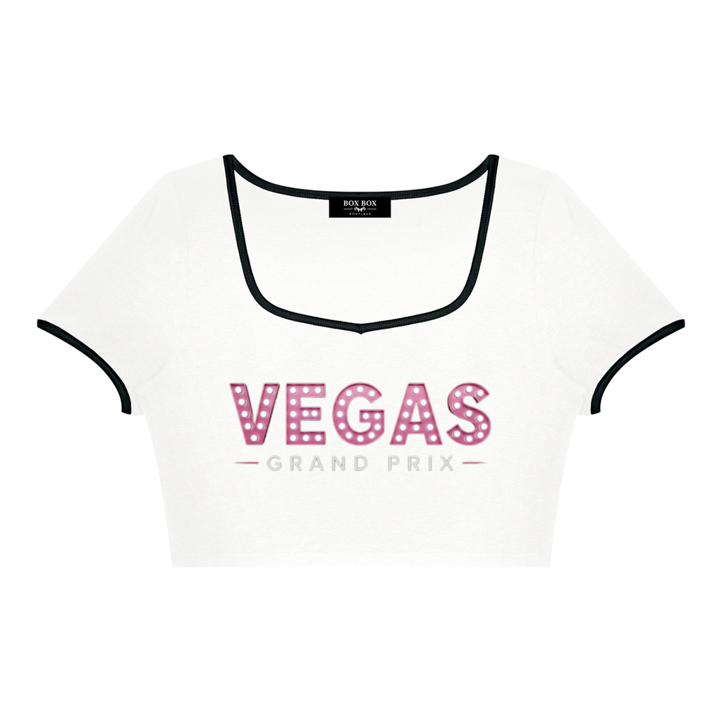 Vegas Grand Prix Crop T-Shirt