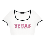 Vegas Grand Prix Crop T-Shirt