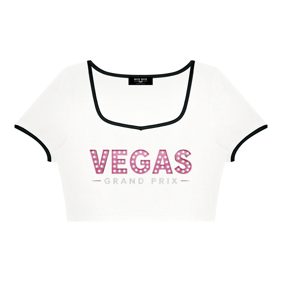 Vegas Grand Prix Crop T-Shirt