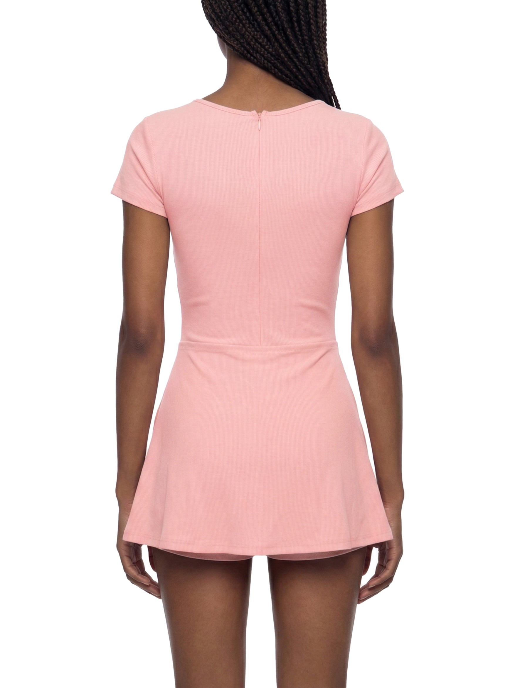 Women's Dual-Function Cape Tie-Waist Romper