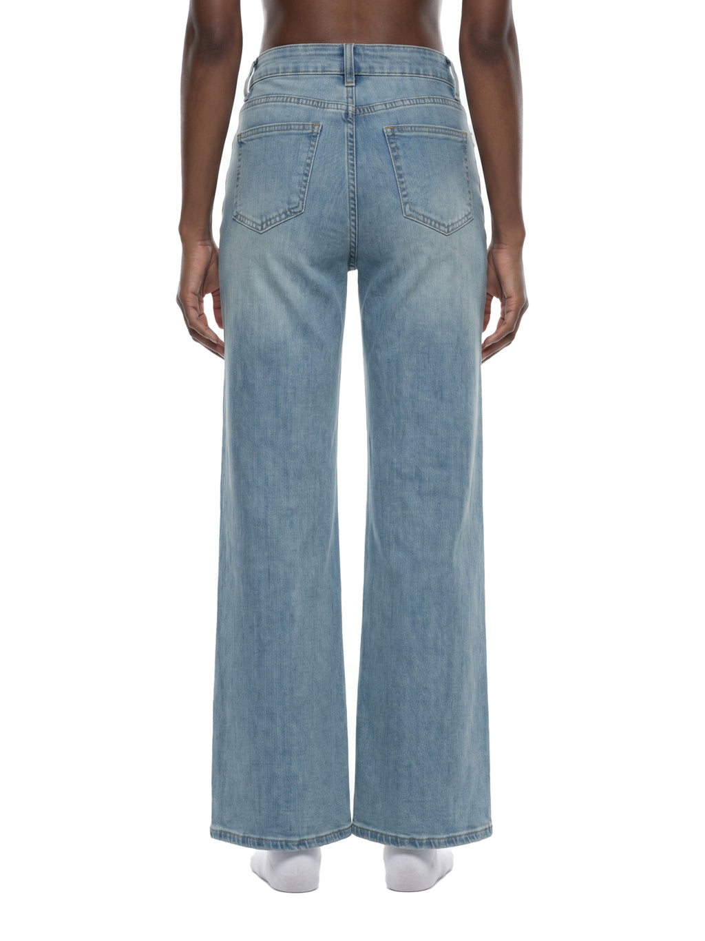 Box Box Boutique Women's Vintage Wash Flared Leg Jeans