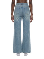 Box Box Boutique Women's Vintage Wash Flared Leg Jeans