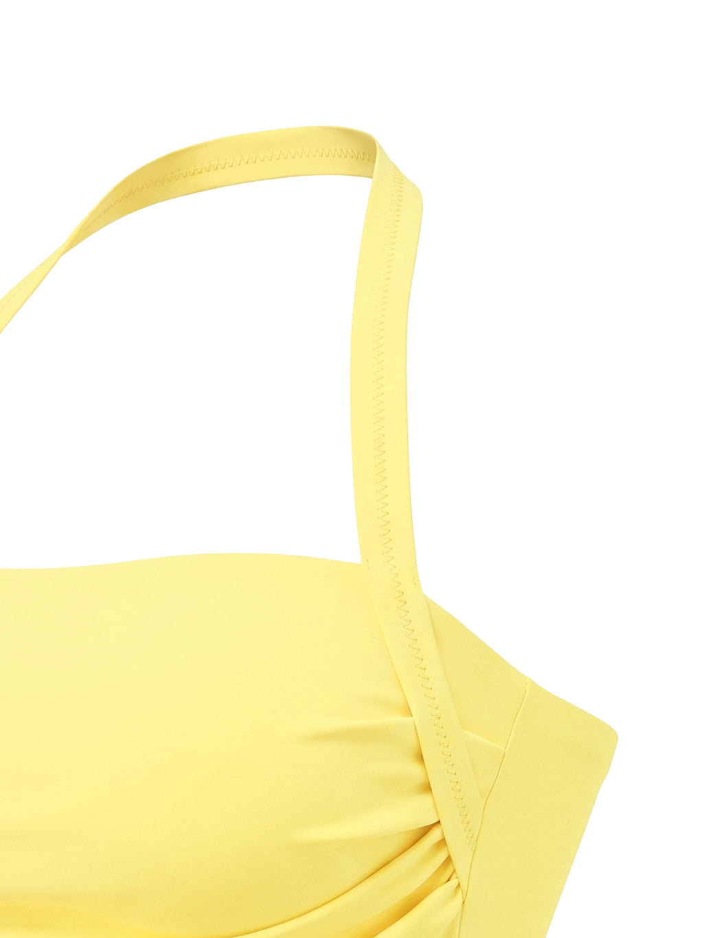 Women’s Ruched Halter Neck Yoga Tank Top